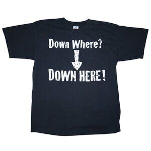 Vintage 1998 D-Generation X Down Where? Down Here! WWF DX T-Shirt Size XL